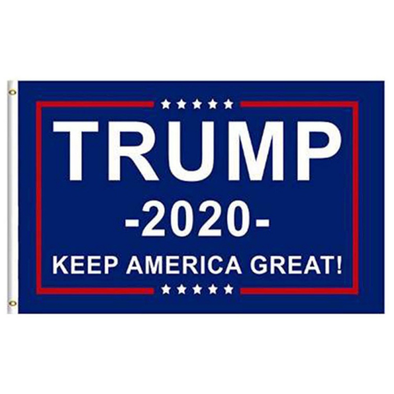 Trump 2020 Flag No More Bullshit 3x5 Feet MAGA Flag Banner Bullshit Blue Flag US